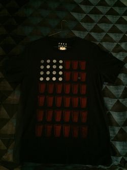 Aeropostale Beer Pong American flag Shirt