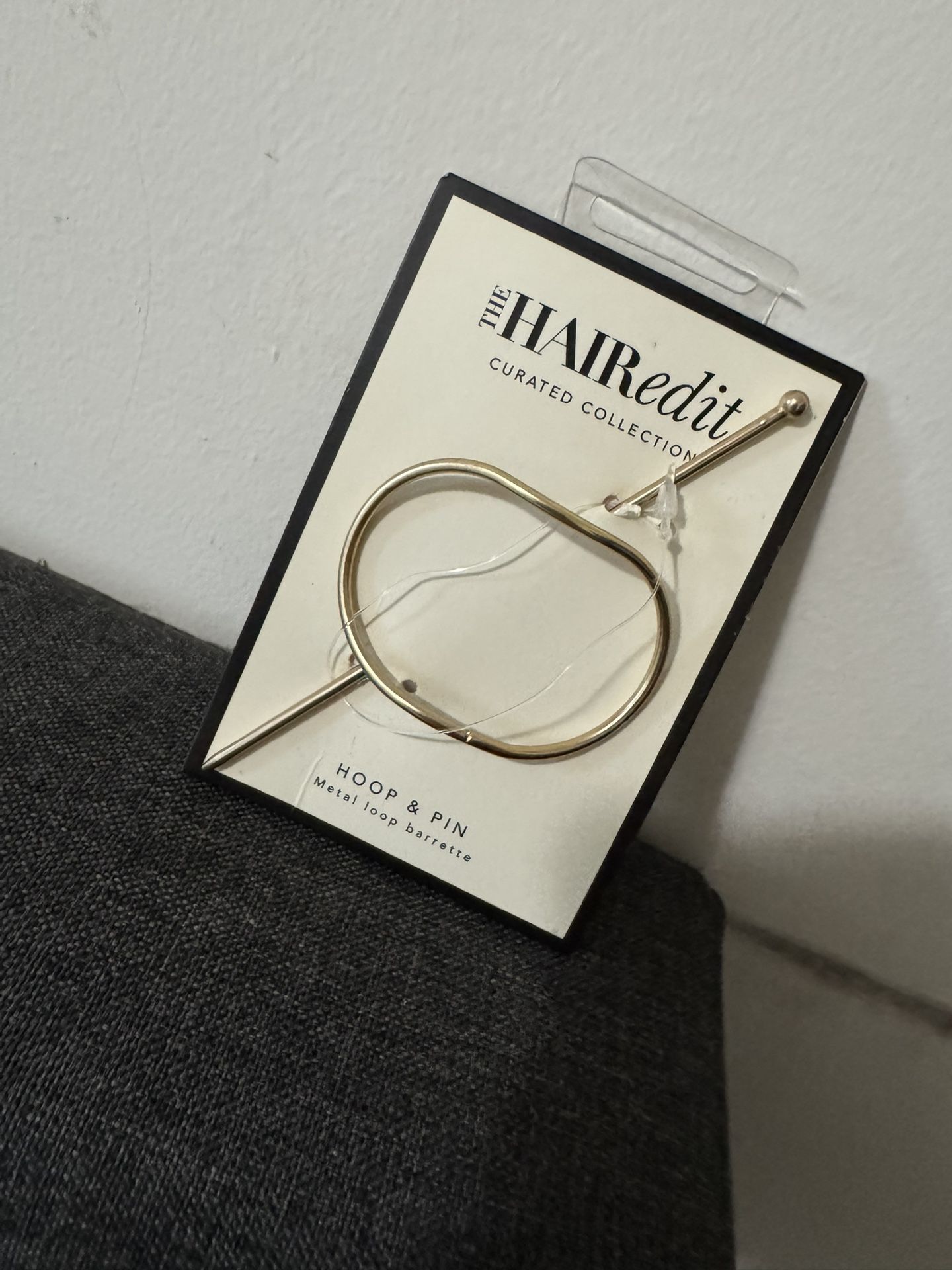 The Hair Edit Hoop & Pin Metal Loop Barrette