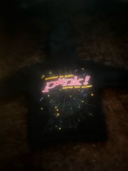 black spider hoodie size small in mens