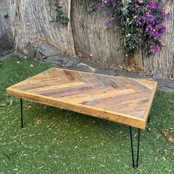 Herringbone Coffee Table