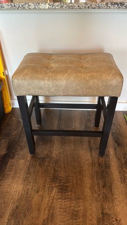 Leather stool