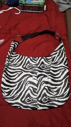 ZEBRA PURSE, NEW, $10.