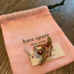 Brand New Kate Spade Cocktail Ring With Tag