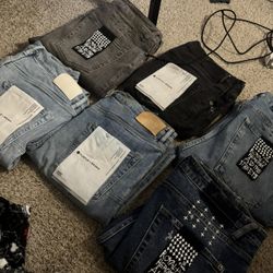 Purple And Ksubi Jeans Size 34 