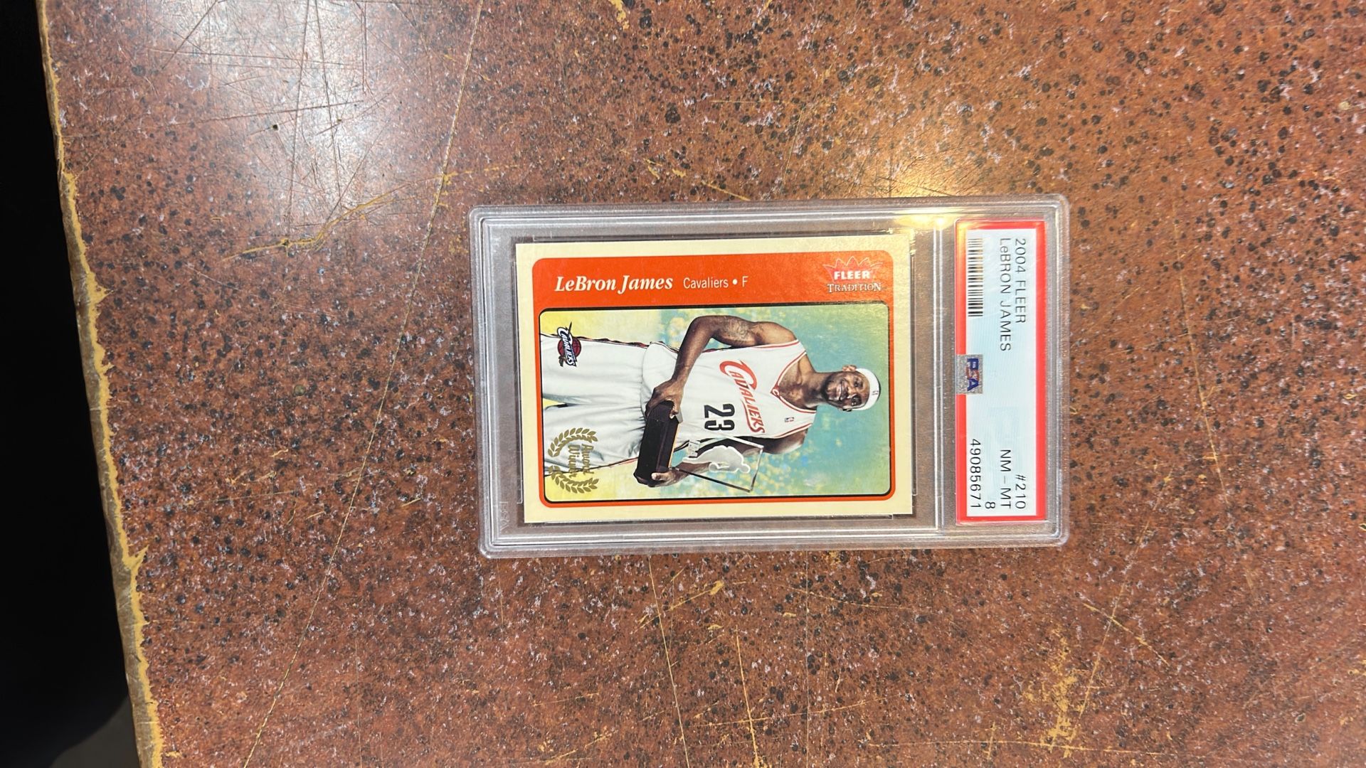 PSA 2004 Fleer Lebron James