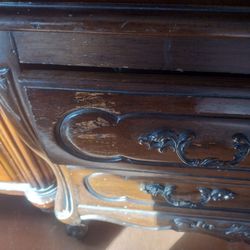 Wood Armoire 