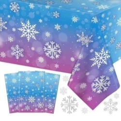 Winter Snowflake Tablecloth