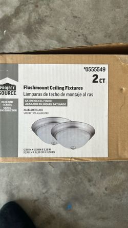 2 Ct Flush mount Fixture