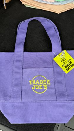 Trader Joe’s mini tote bag Purple