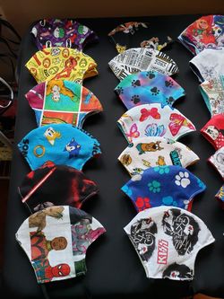 Colorful face masks