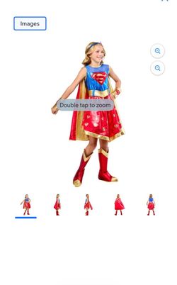 Supergirl costume with accessories
