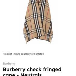 BURBERRY CAPE