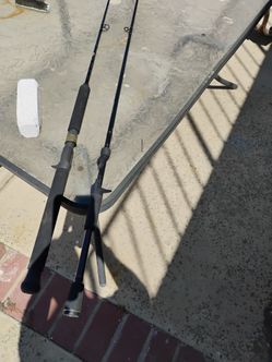Phenix Breakwater special calico stick, Shimano Clarius worm jig fishing rods