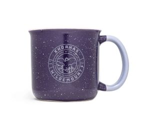 This is a Critical Role "Xhorhas" ceramic camping mug.