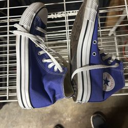 Blue Converse Shoes