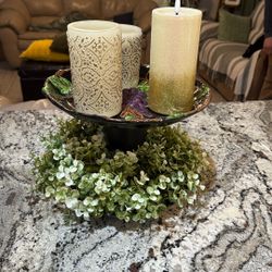 Pedestal Stand  Candles Not Included 