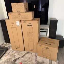 Klipsch Reference Dolby Atoms System Brand New