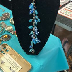 Glass Bead Charm Bracelet