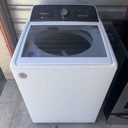 White Whirlpool Washer