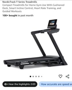 Barely Used NordicTrack T Series 10 Treadmill — Excellent Condition!
