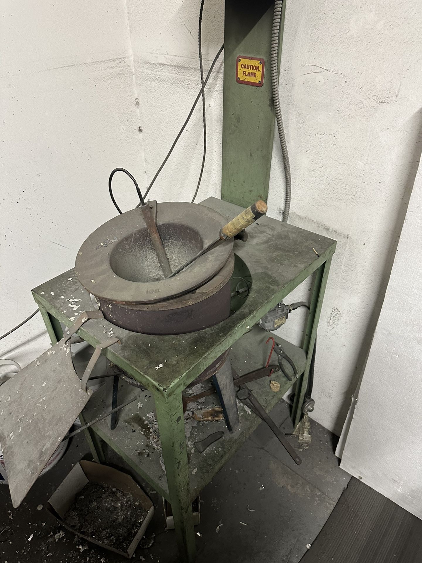 Pewter Casting Centrifugal Spin Caster Melting Pot Jewelry 