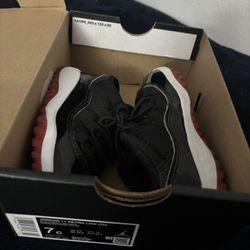 Jordan 11 Bred Lows Toddler 7C