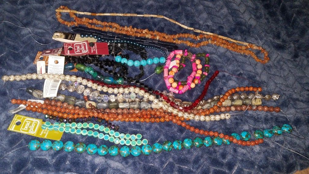 22 strands of beautiful beads