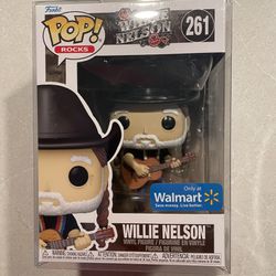 Willie Nelson Funko Pop *MINT* Walmart Exclusive Rocks 261 with Protector Willy Texas Country Western