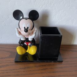 Vintage Disney Mickey Mouse Pencil Pen Holder Stand