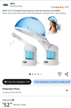 Zeny Hair and Face Steamer with Humidifier