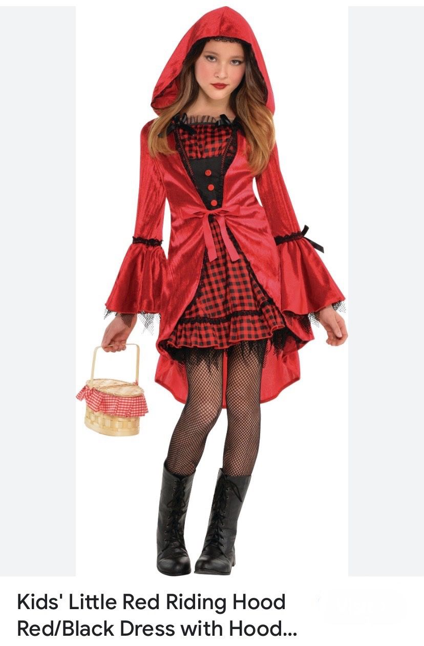 Costume “ Little Red Riding Hood” Child Size Medium 8-10