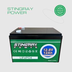 12V 12Ah Lithium Iron Phosphate Rechargeable Battery