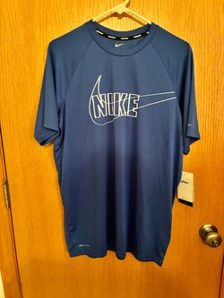 Nike Dri-Fit Graphic T-Shirt Blue