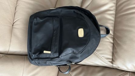 Michael Kors Jet Set Large Nylon Backpack - Black / Gold