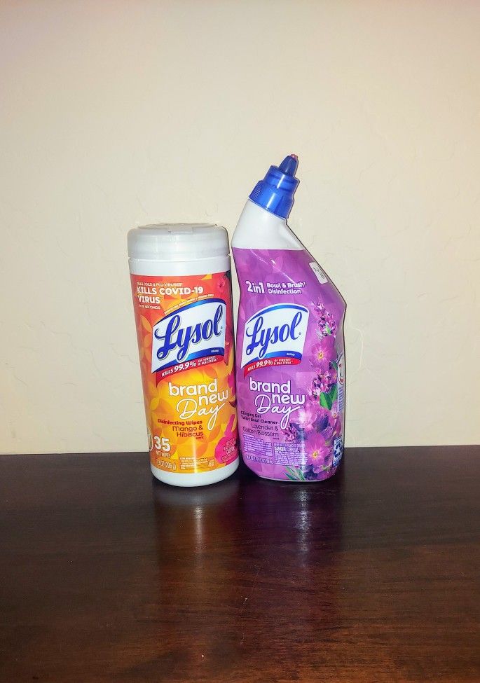 Lysol Toilet Bowl Cleaner & Wipes- 2 for $5