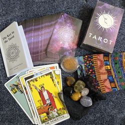 Tarot, Oraculo, Barajas, Cartas, Adivinanza., Cuarzos 