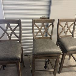 Three Matching Stools 