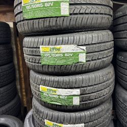 SET OF FOUR NEW TIRES 195/50/15 TBB TIRES INCLUDING MOUNT AND BALANCE, ASK ME FOR ANY SIZE AND BRAND