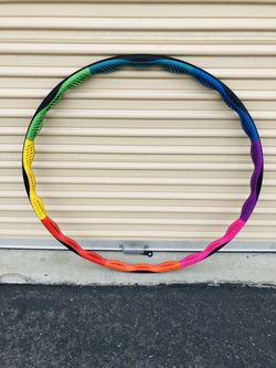 Exercising Hoola Hoop