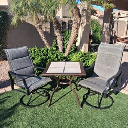 Swivel Rocker Bistro Patio Set 