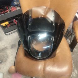 H.D Front Headlight And Windshield Fairing 