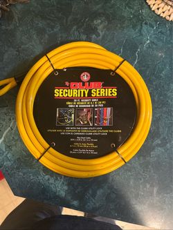 The Club Security Series 20 ft. Security Cable, New