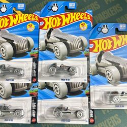 2026 Hot Wheels Mattel Pass N Go Zamac Lot Of 5