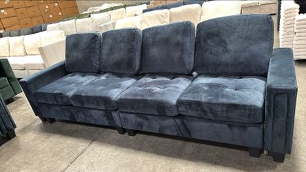 Blue sofa