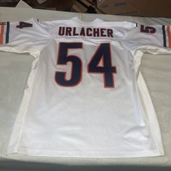 Brian Urlacher Authentic Nike 48 Man Pro Chicago Bears Jersey Clean White 2000