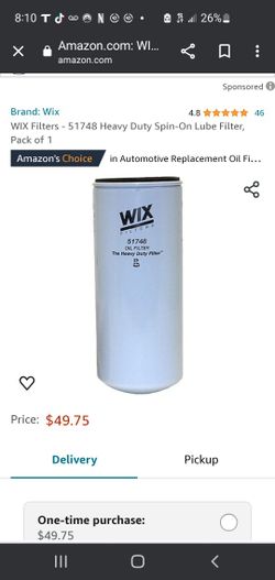 Oil Filter Truck Parts