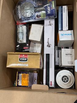 Box of various bathroom related items - see photos. All for $125.00