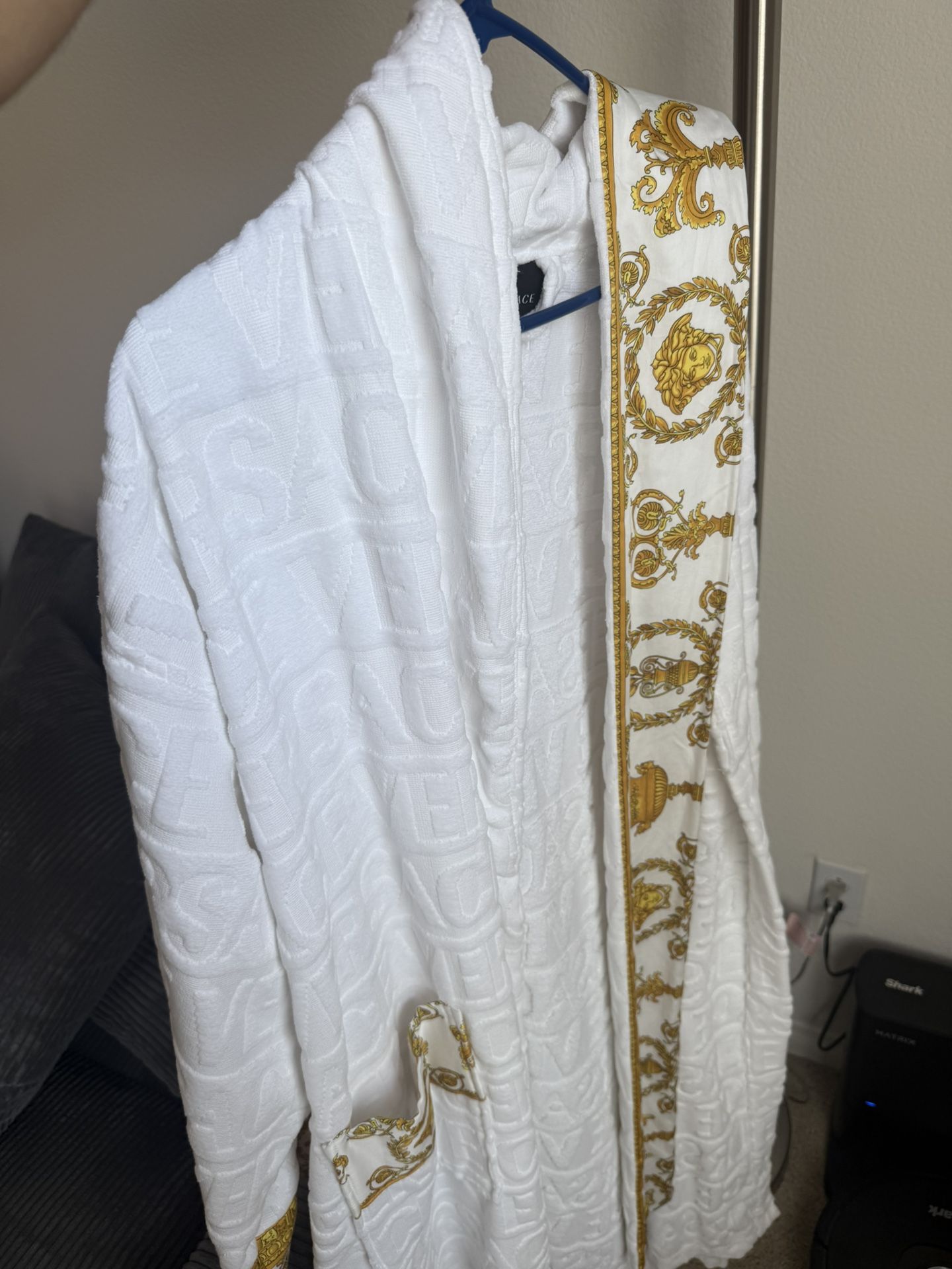 White Versace Robe XL