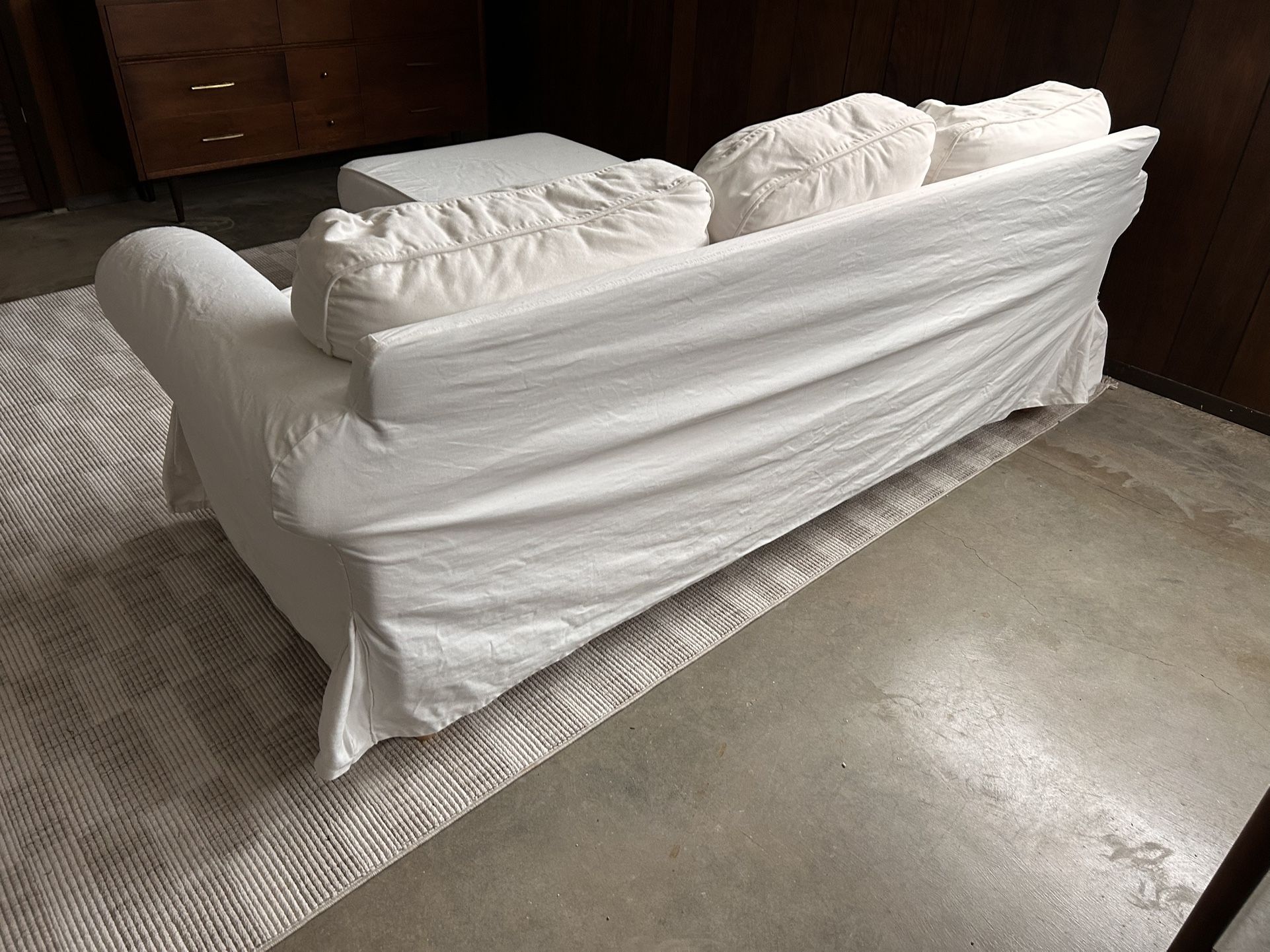 6 Ft Couch And Ottoman