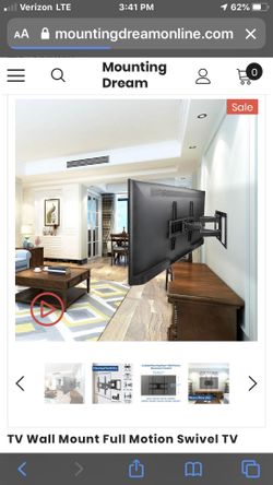 Tv wall mount full motion